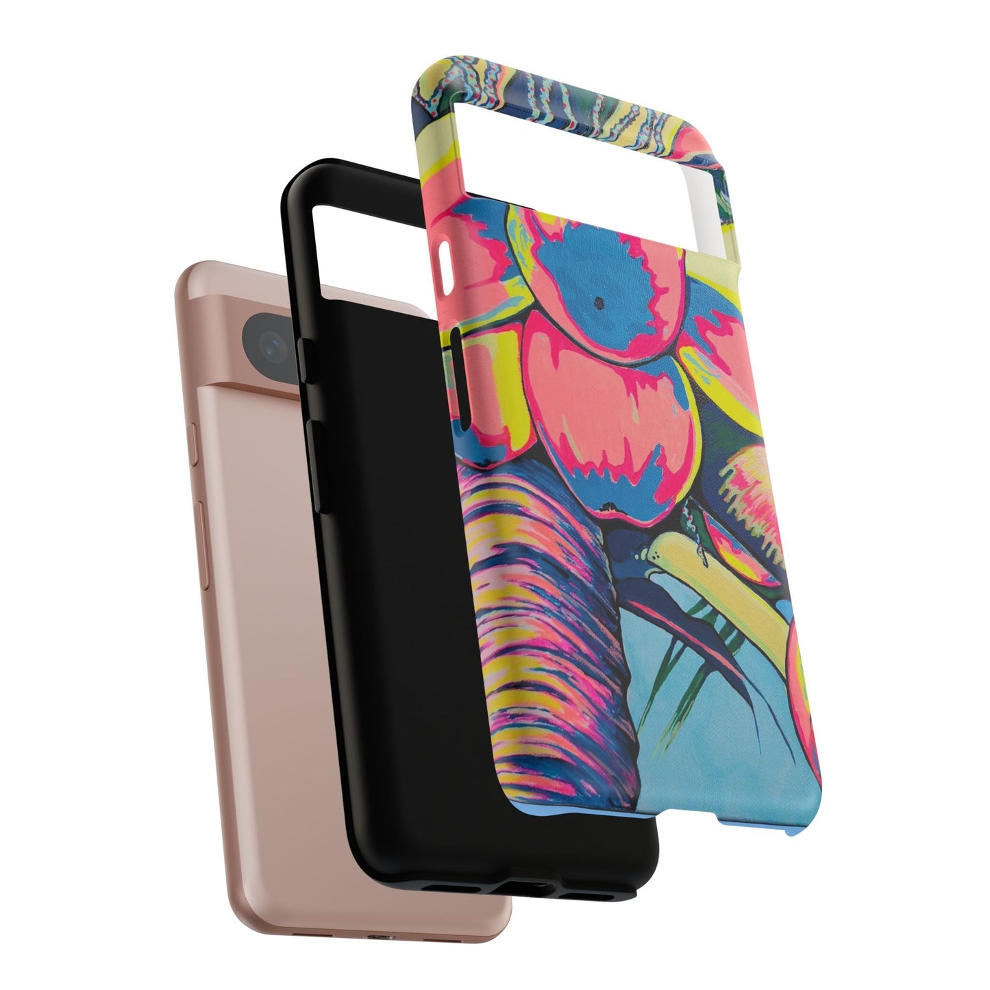 Neon Coconuts Tough Phone Case