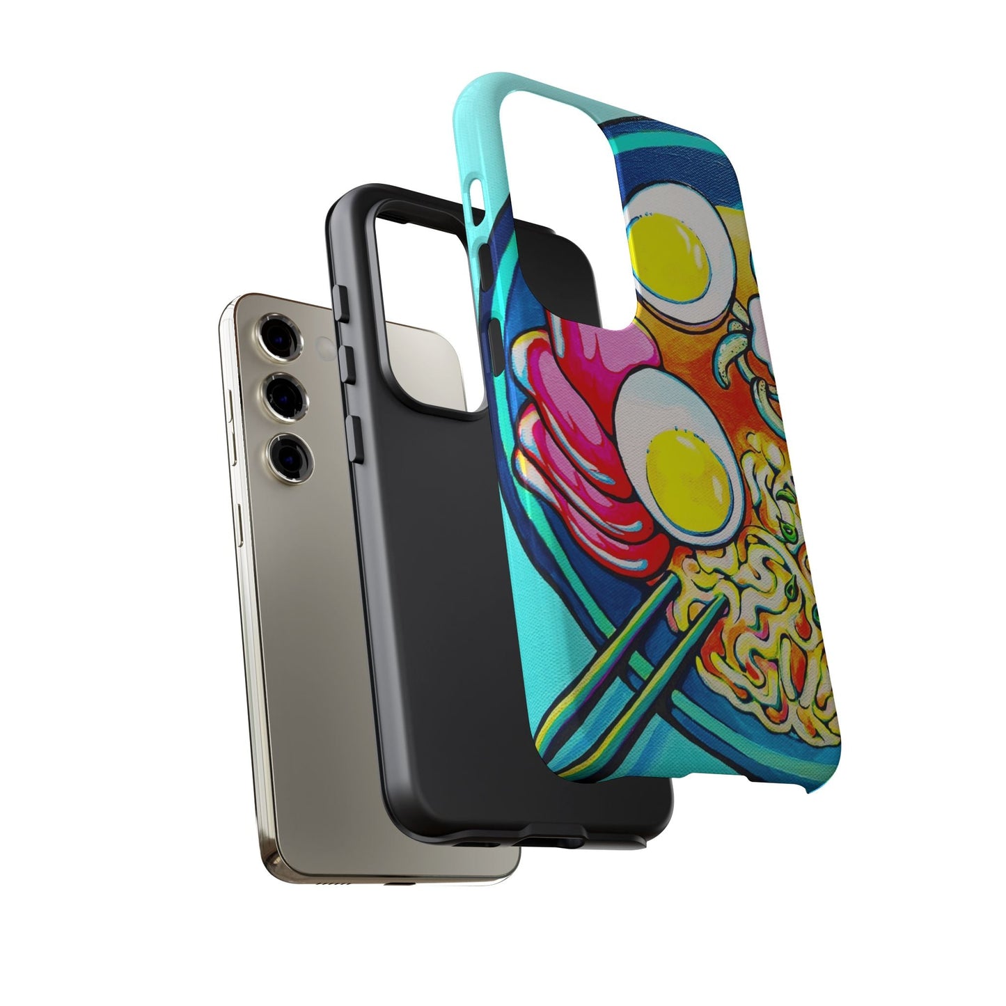Neon Ramen Tough Phone Case