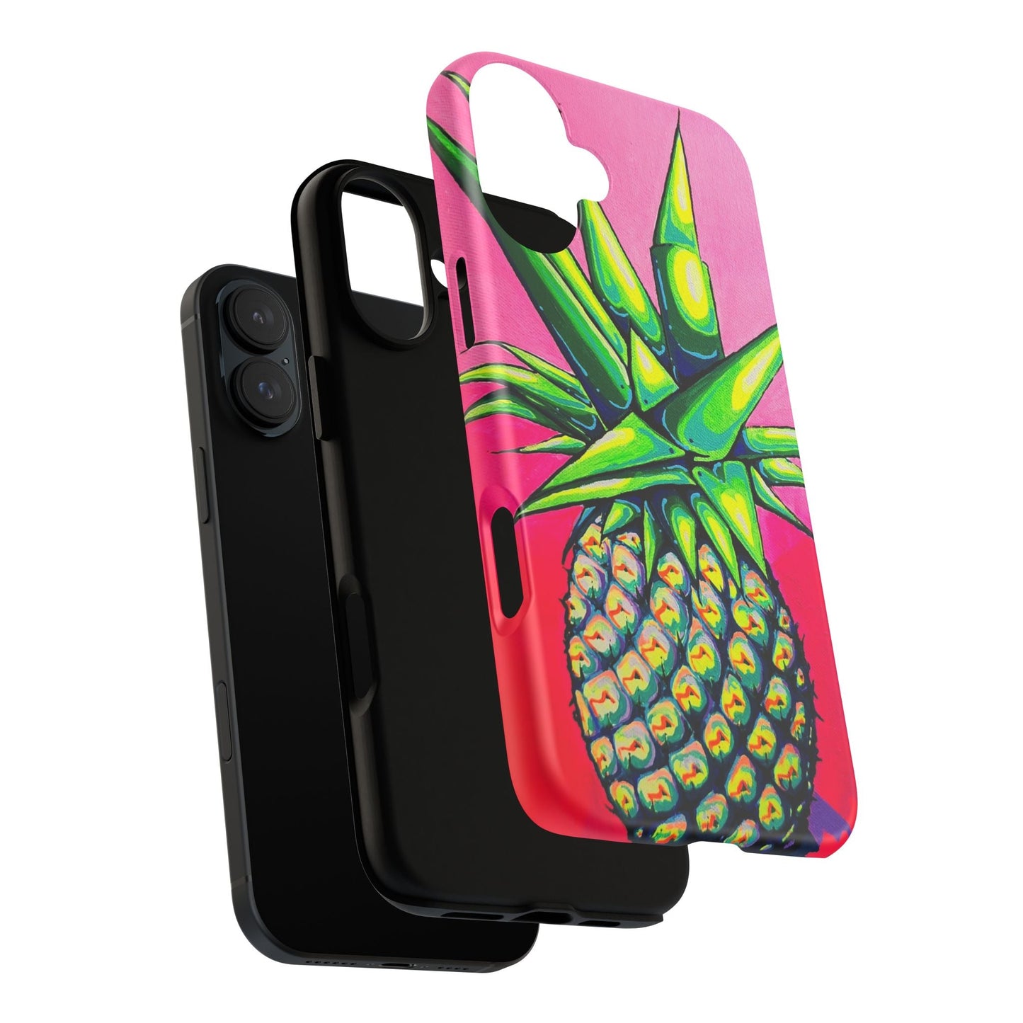 Neon Pineapple Tough Phone Case