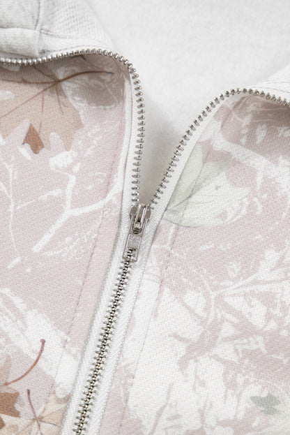 Olivia Patchwork Zipped Collar Pullover