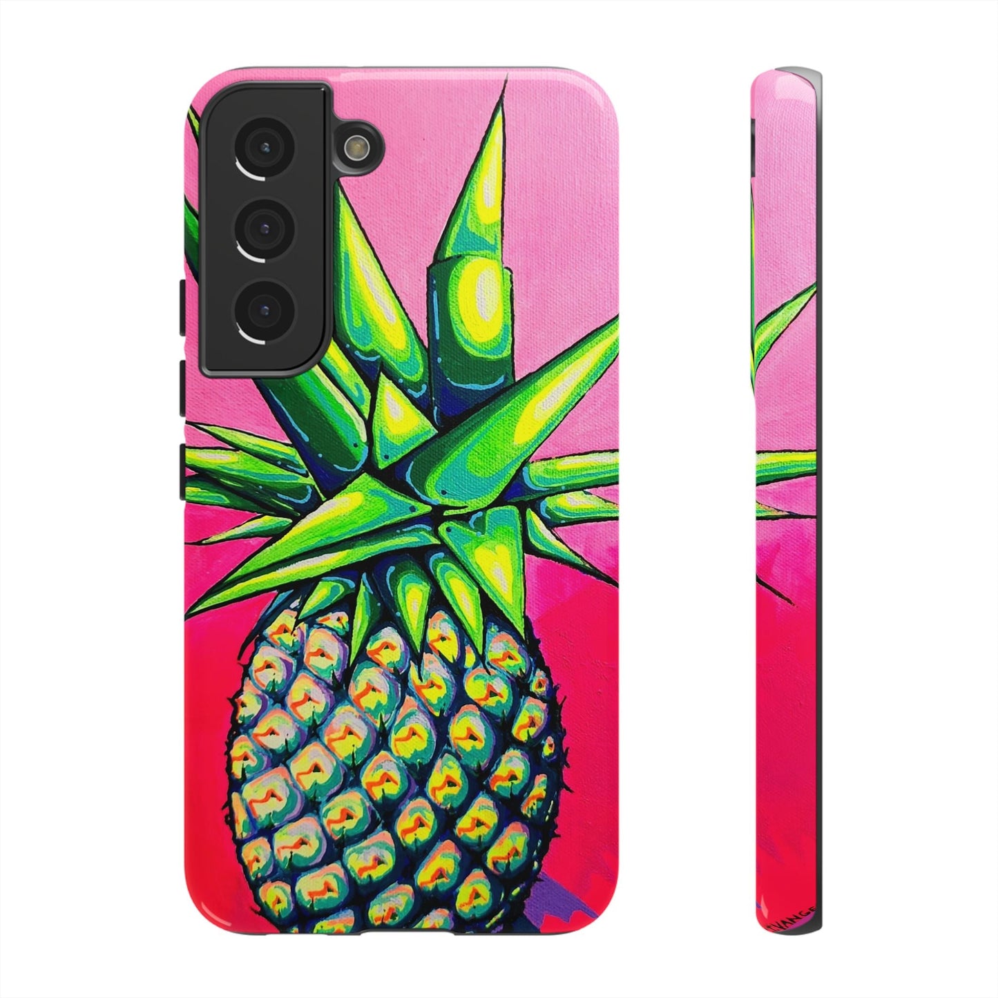 Neon Pineapple Tough Phone Case