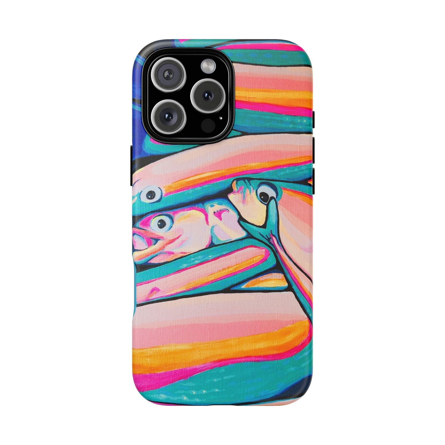 Neon Fish Tough Phone Case