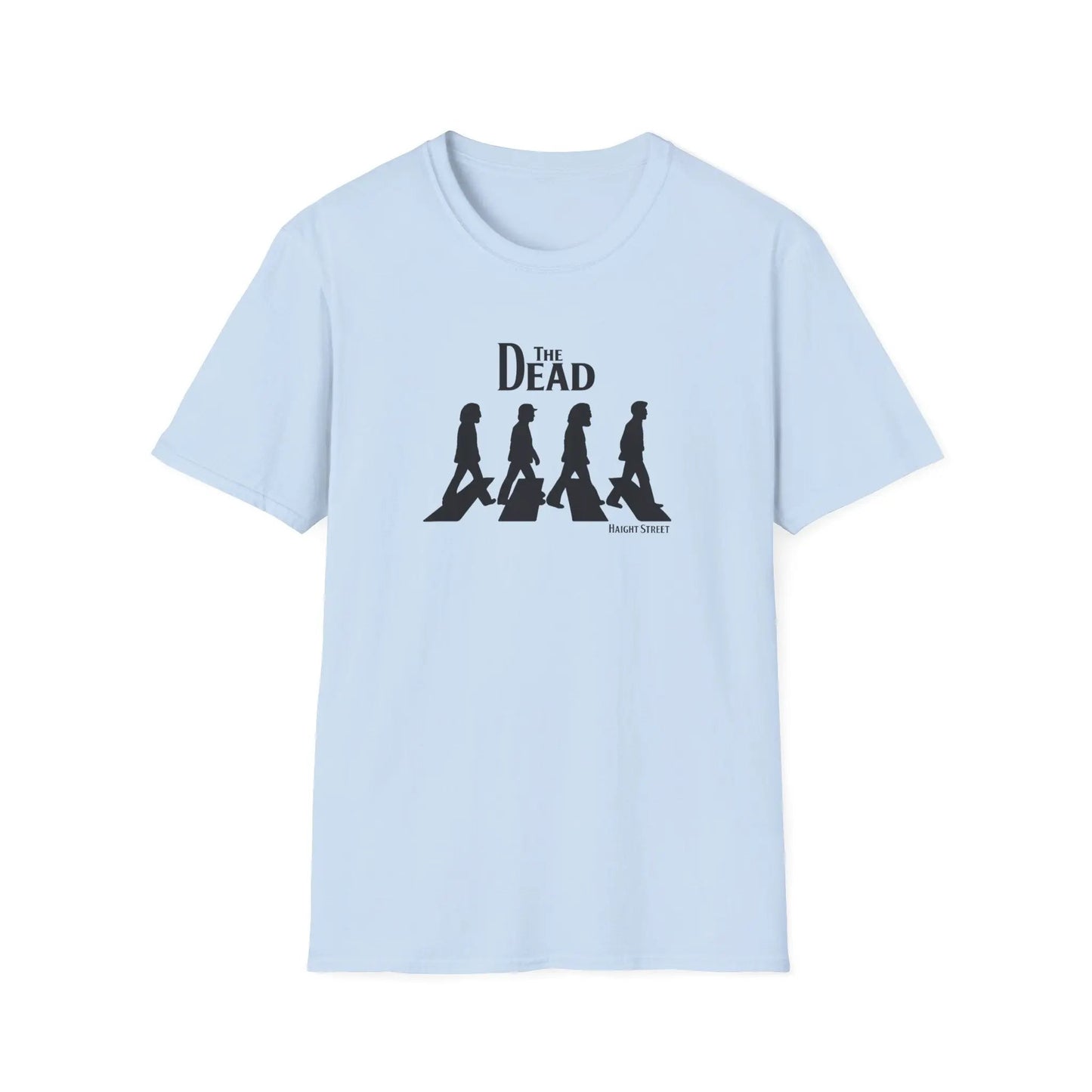 "Jerry Road" Haight Street Crosswalk Silhouettes Grateful Dead T-Shirt
