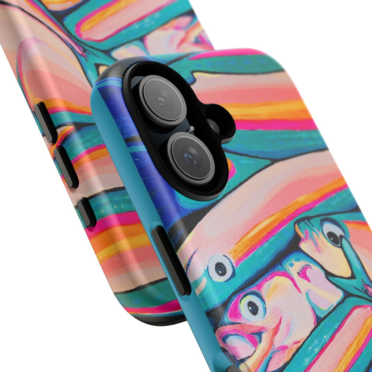 Neon Fish Tough Phone Case