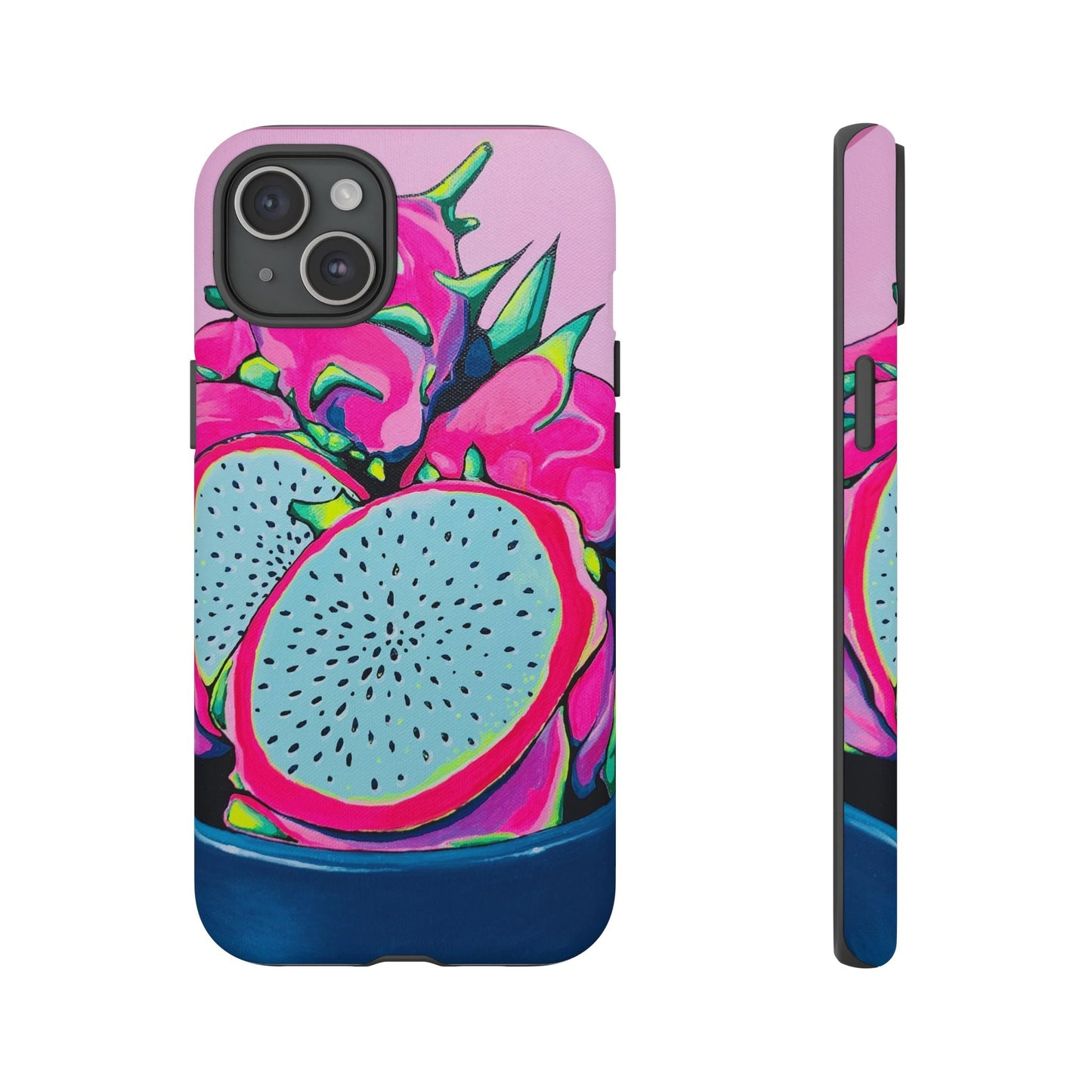 Neon Pink Dragon Fruit Tough Phone Case