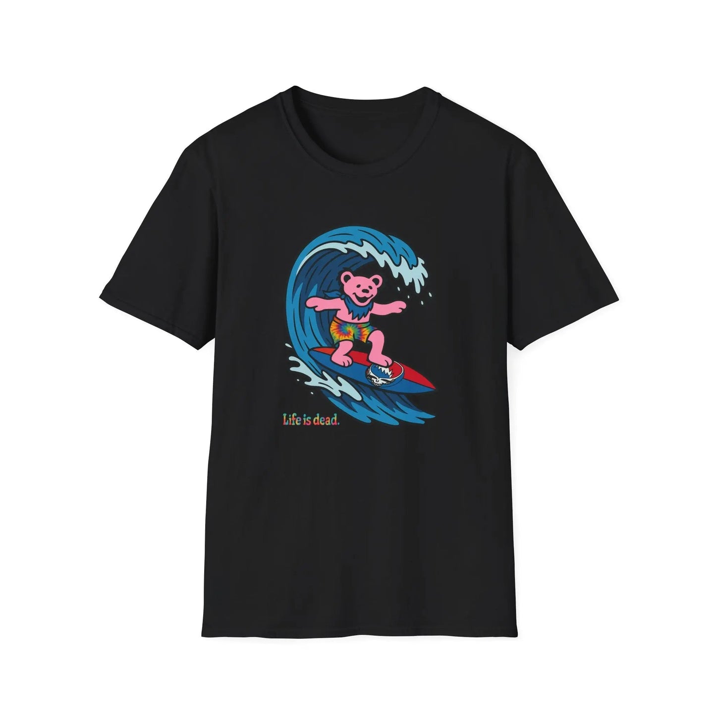Surfin' Bear - Life is dead.® Grateful Dead T-Shirt
