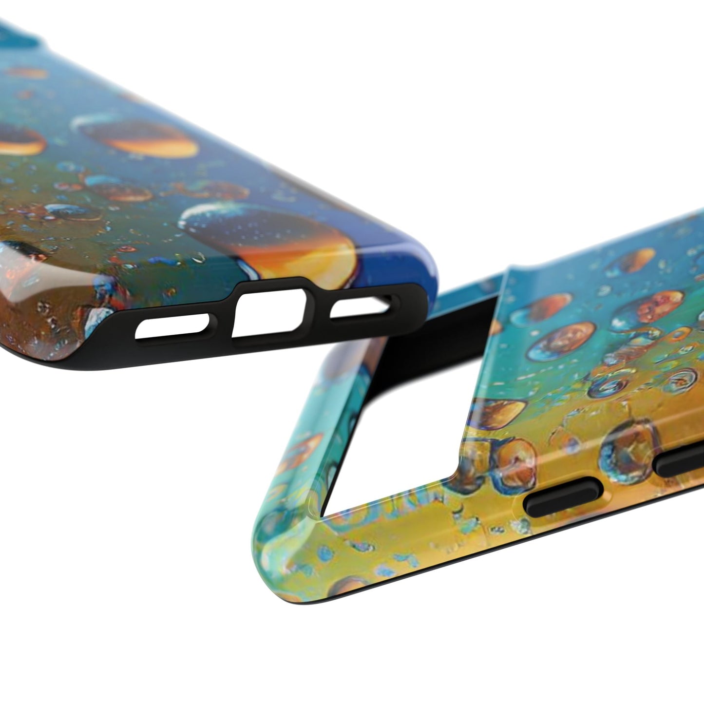 Colorful Water Droplets Tough Phone Case