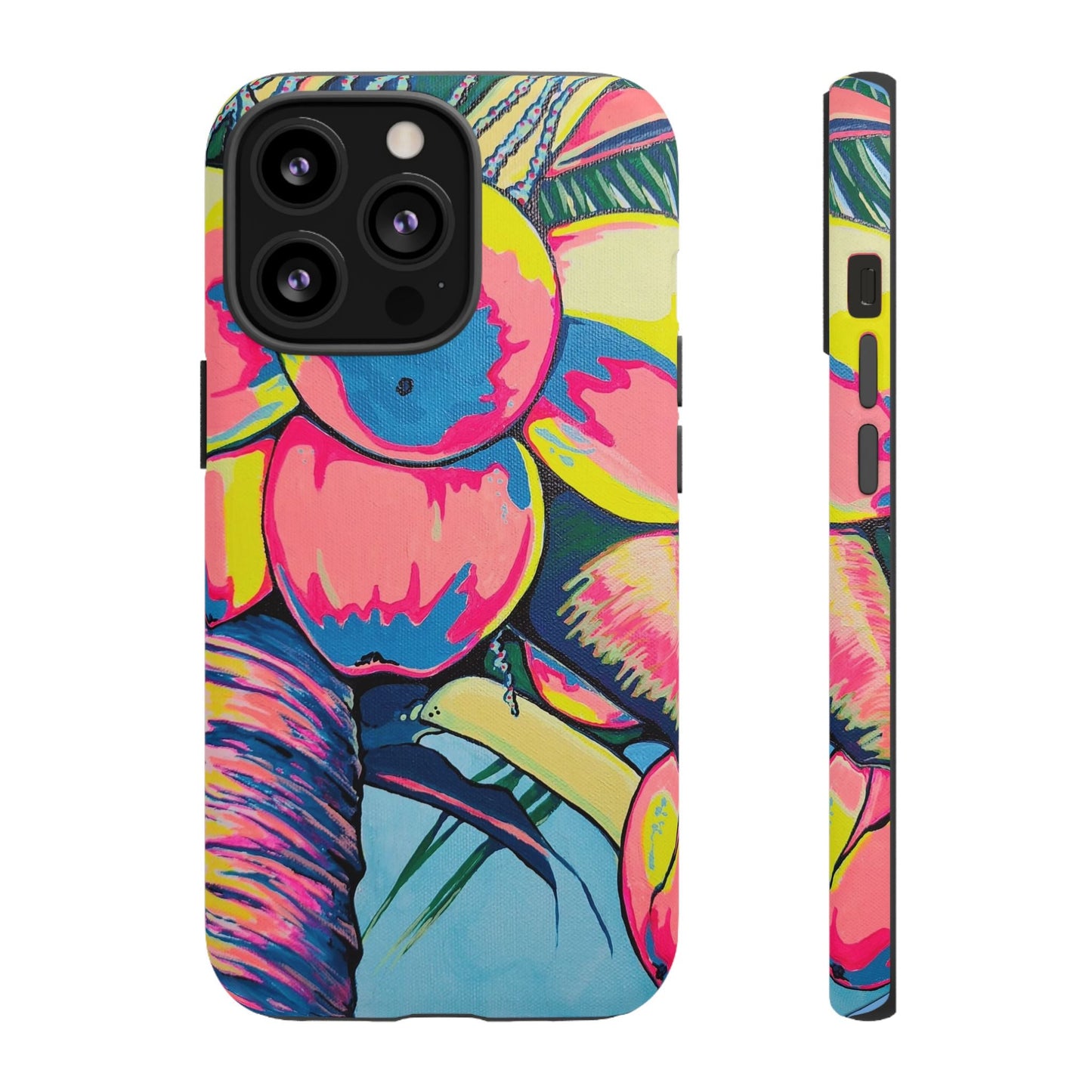 Neon Coconuts Tough Phone Case