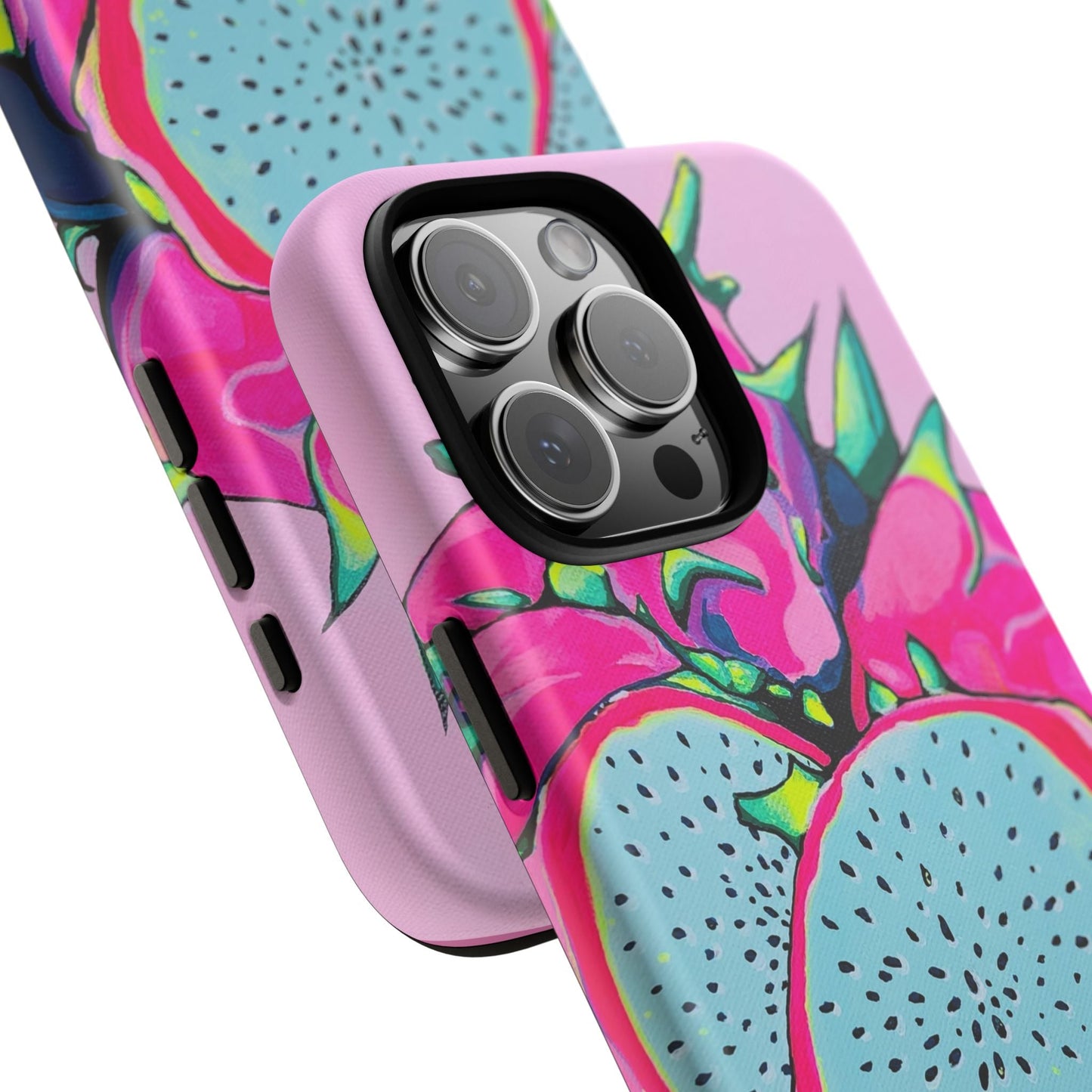 Neon Pink Dragon Fruit Tough Phone Case