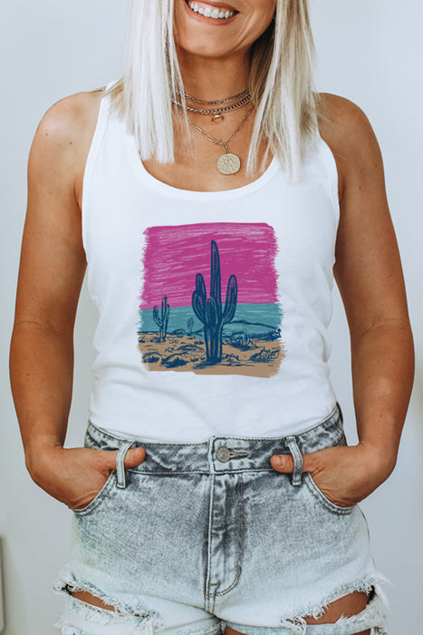 Cactus Sunset 1142Tank