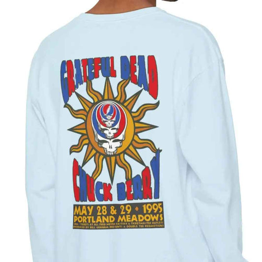 Chuck Berry Grateful Dead Concert Garment-Dyed Long Sleeve T-Shirt