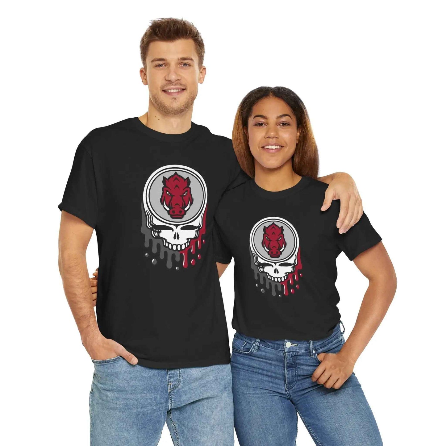 Arkansas Razorbacks Stealie Unisex Grateful Dead T-Shirt