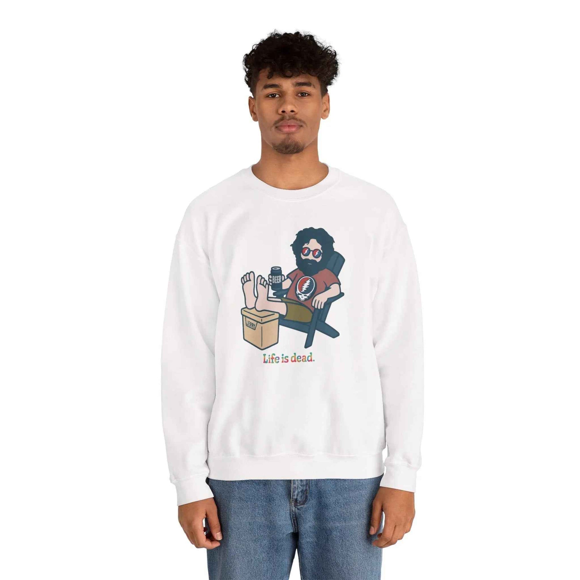 Stay Cool, Jerry Life is dead.® Crewneck