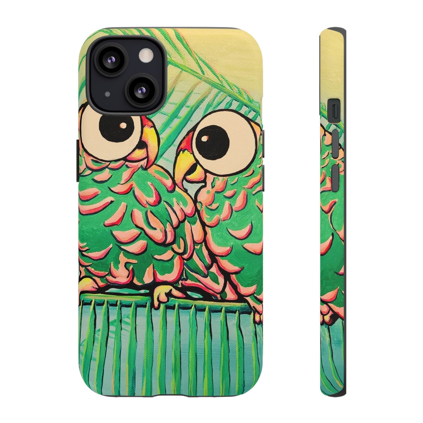 Chatty Cyclops Parrots Tough Phone Case