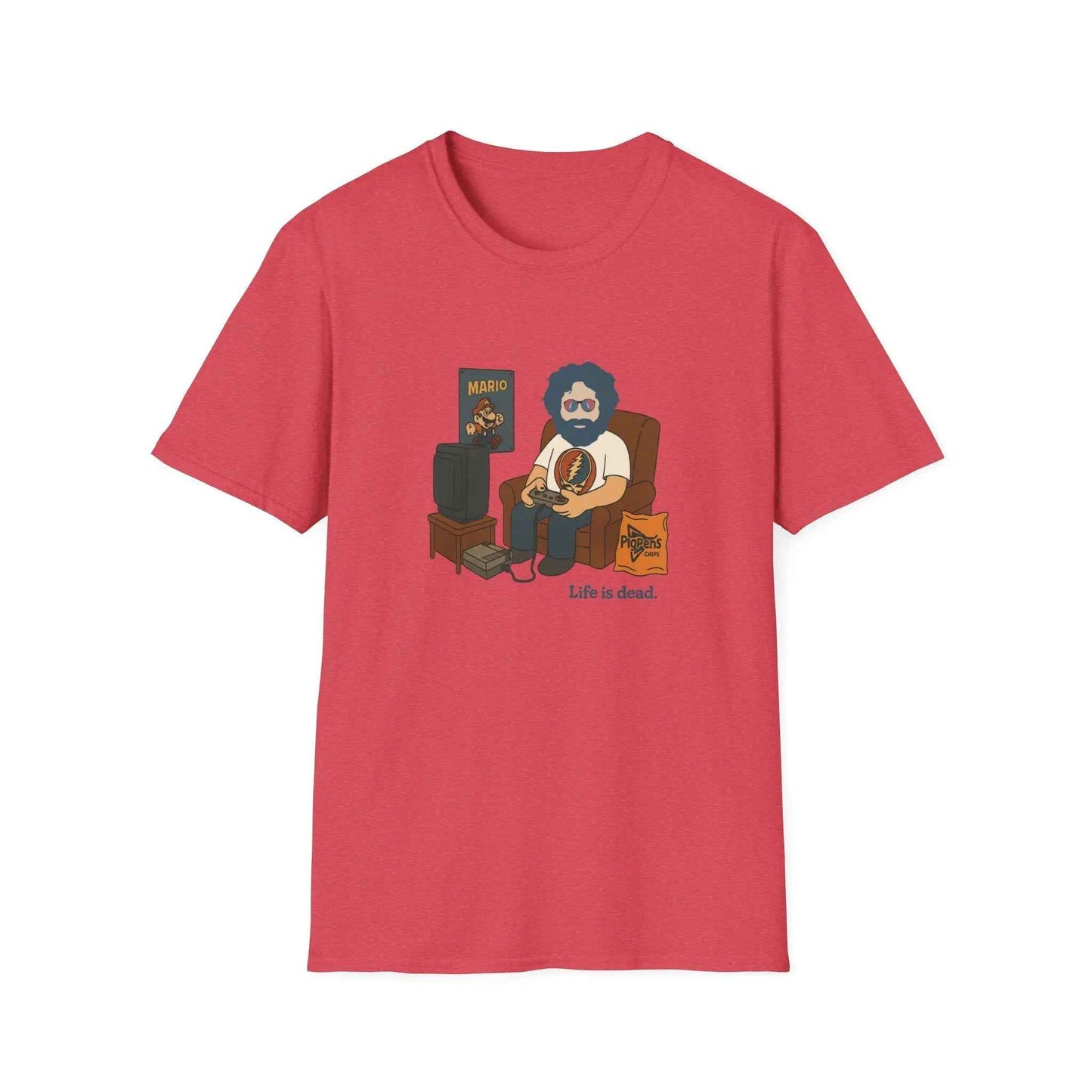 Jerry's Gaming - Life is dead.® Grateful Dead T-Shirt