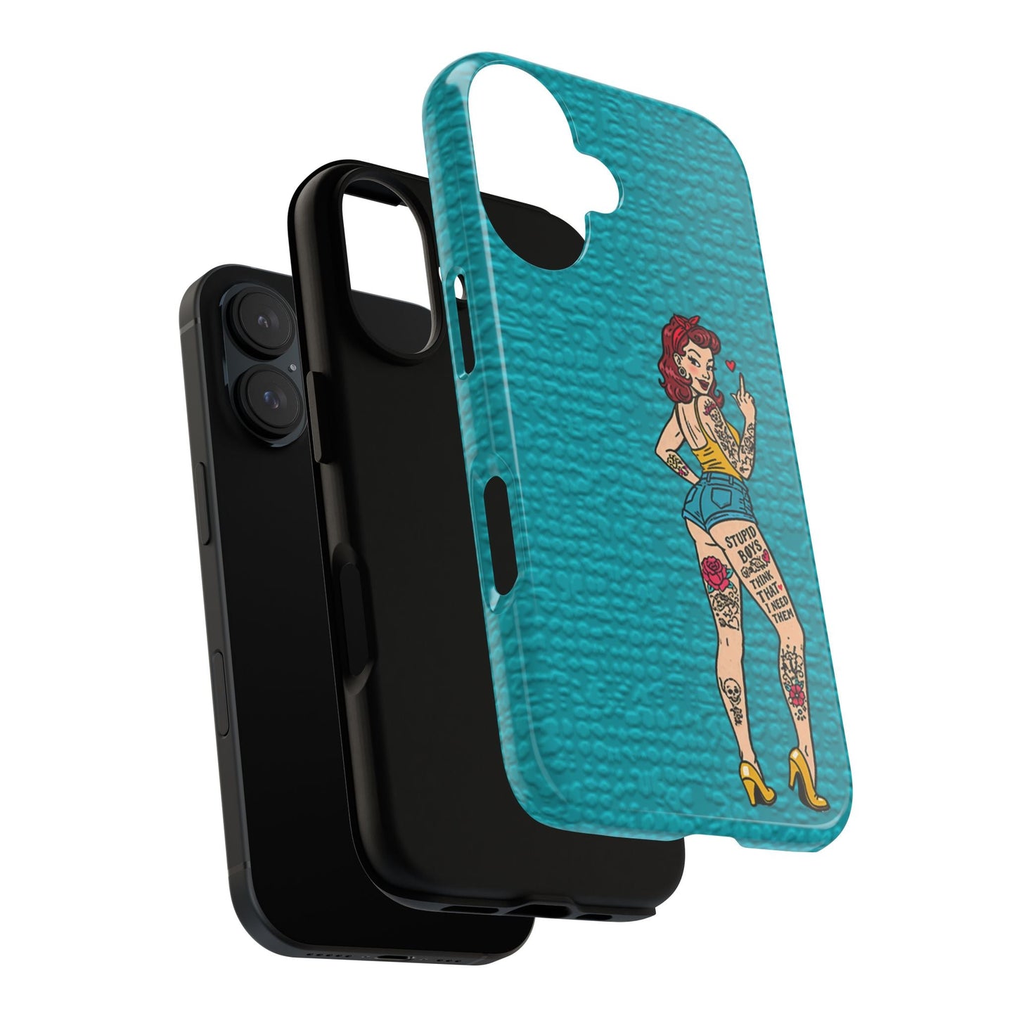 Stupid Boys Tough Phone Case