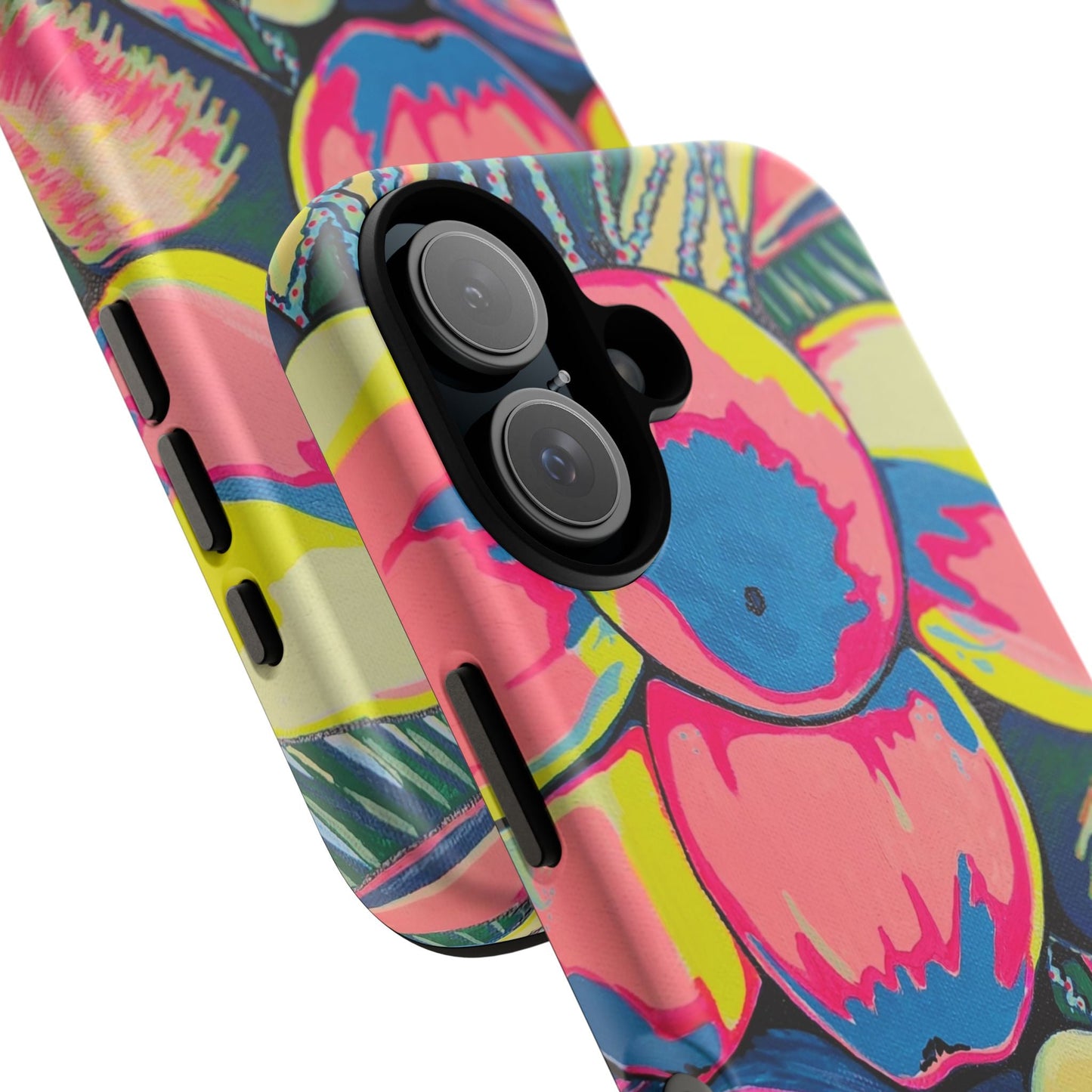 Neon Coconuts Tough Phone Case