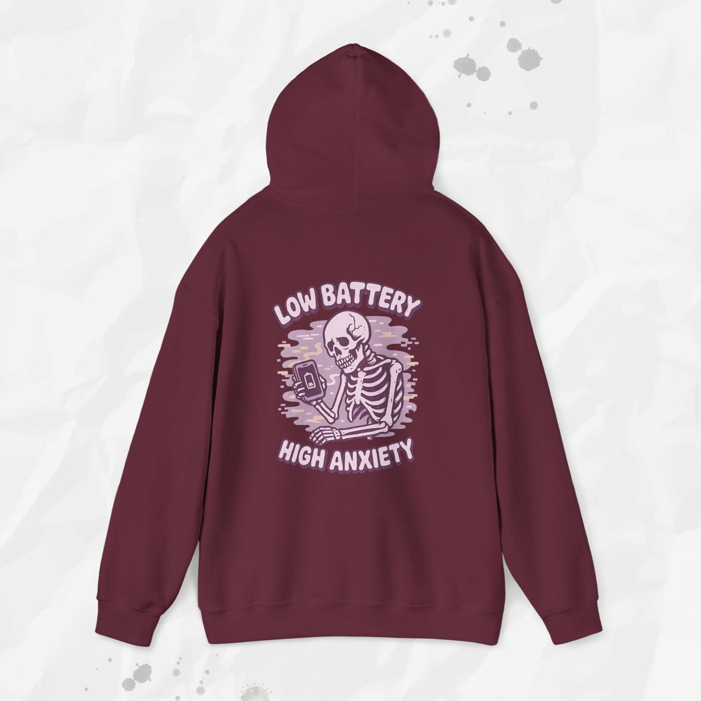 Low Battery, High Anxiety - Hoodie