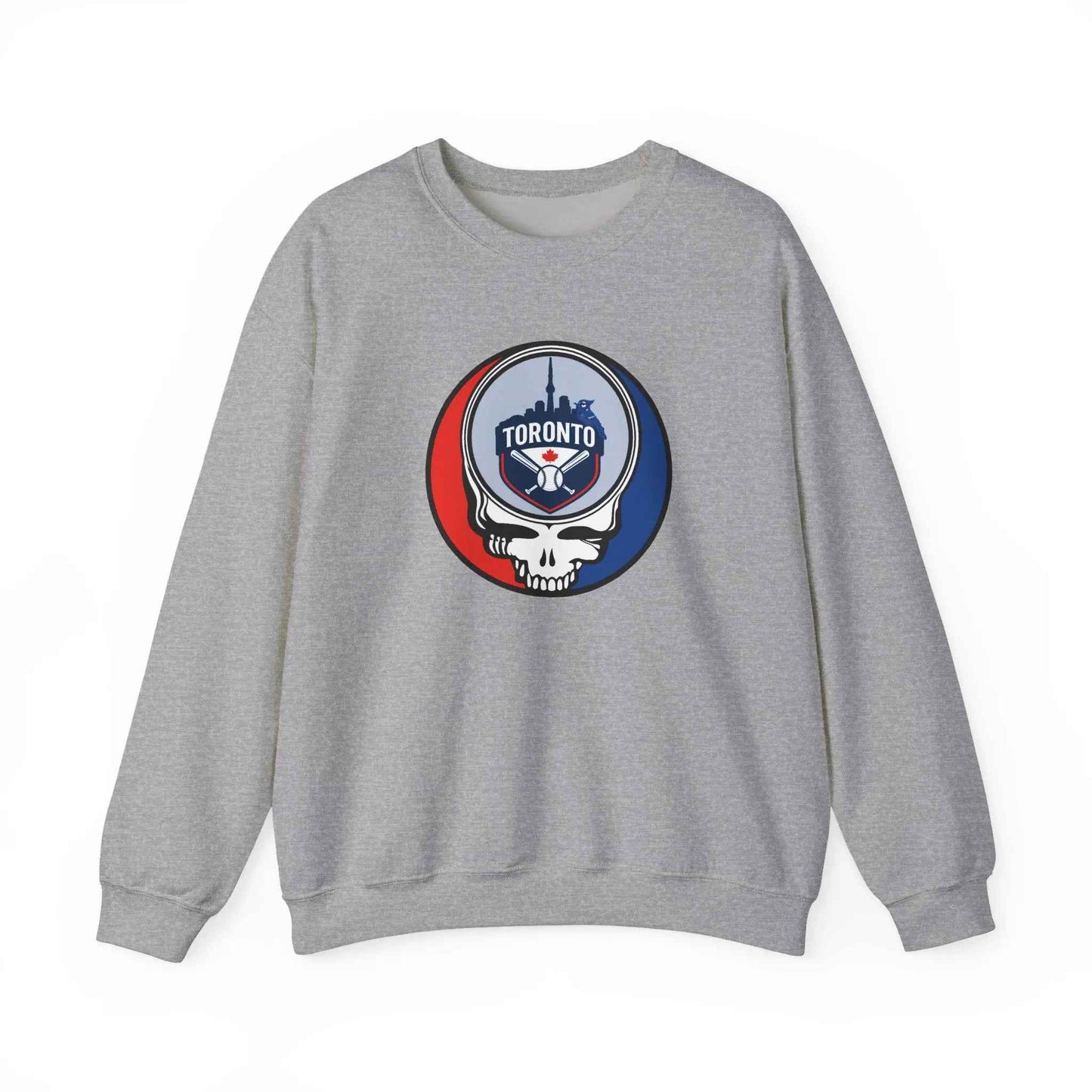 Toronto Blue Jays Original Stealie Grateful Dead Crewneck Grateful Dead Sweatshirt