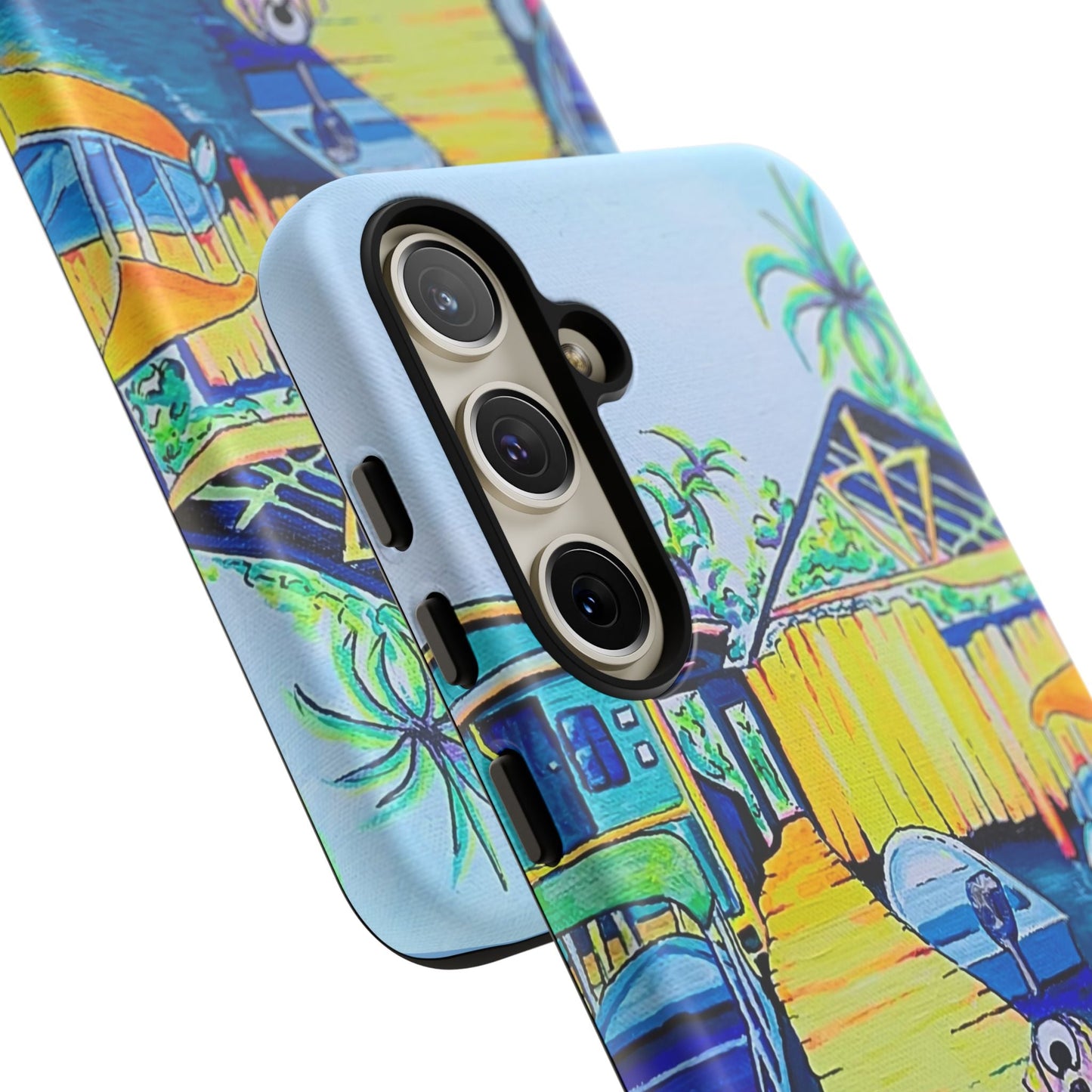 Cyclops Cat and Dog in Bocas Tough Phone Case