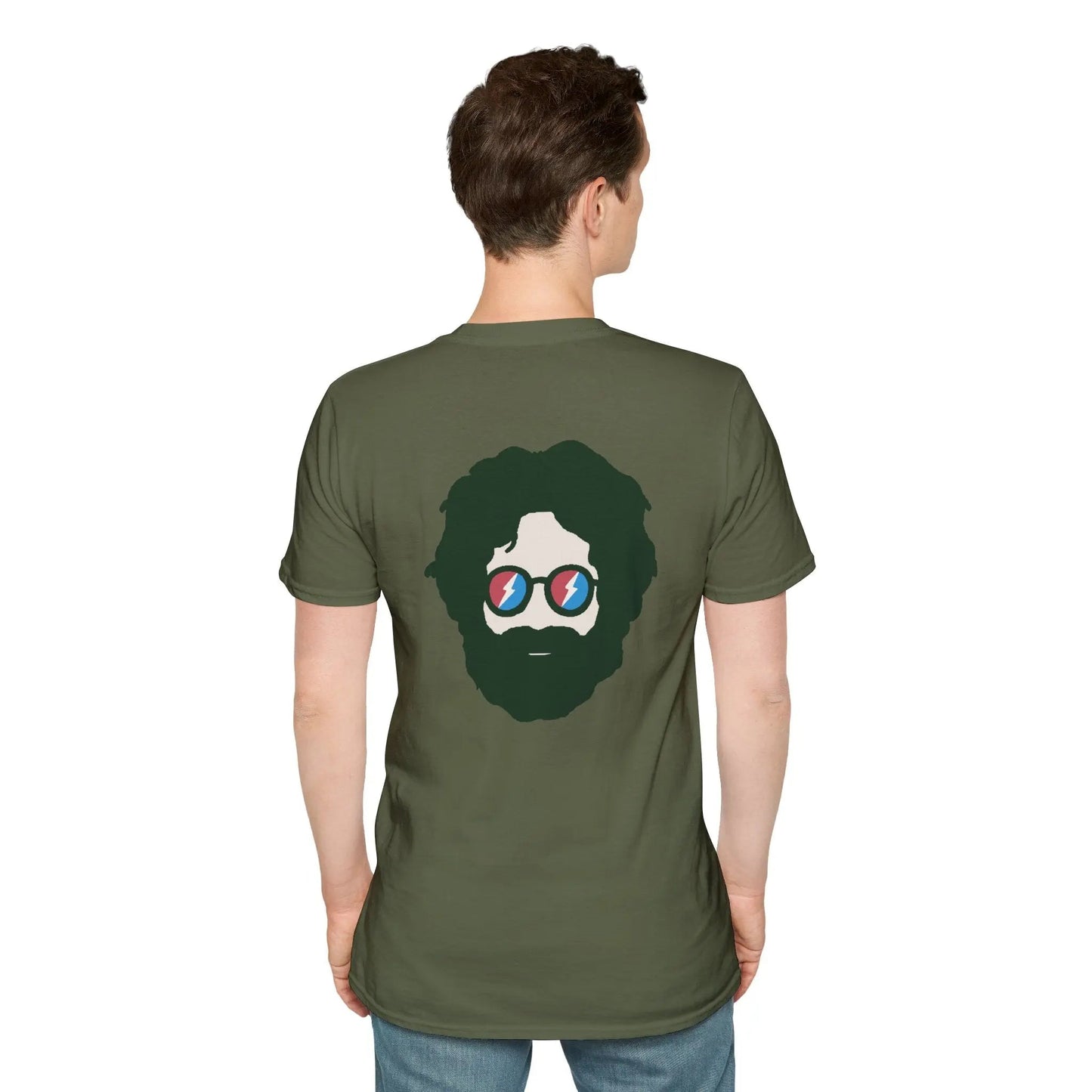 Jerry Garcia Color Match Two-Sided Vineyard Collection Grateful Dead T-Shirt