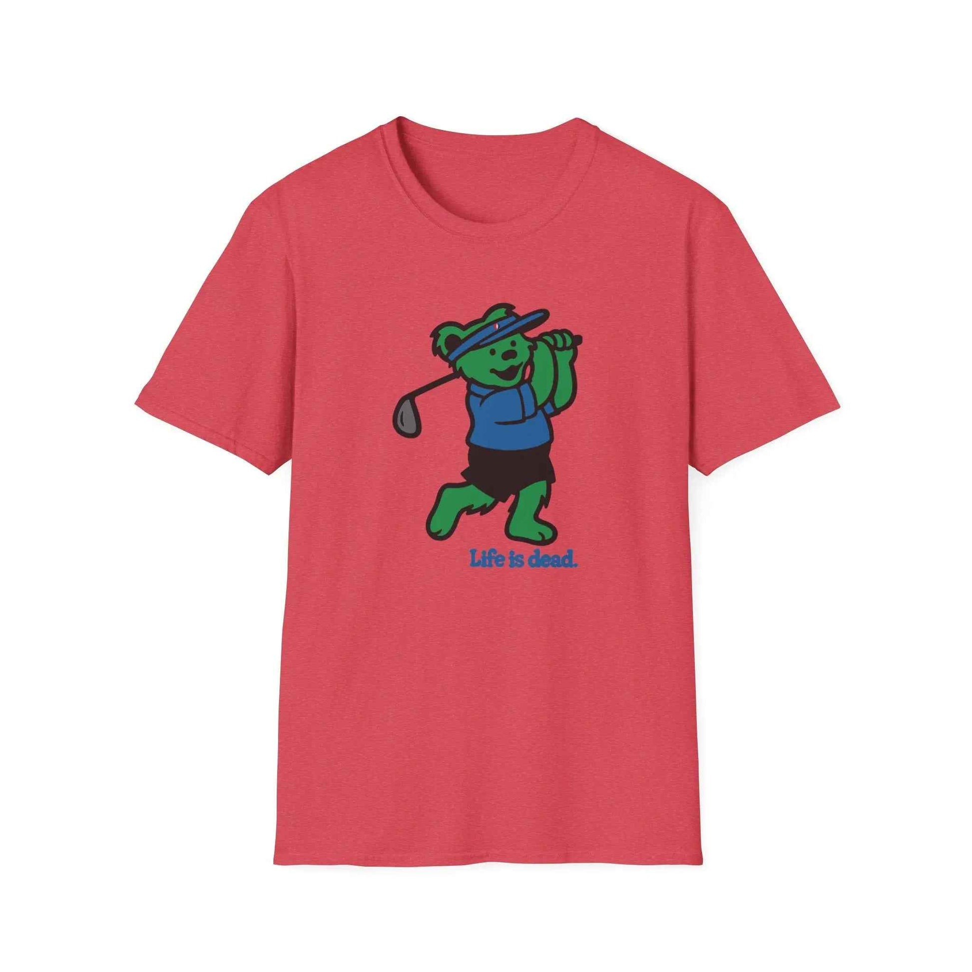 Golfin' Bear - Life is dead.® Grateful Dead T-Shirt