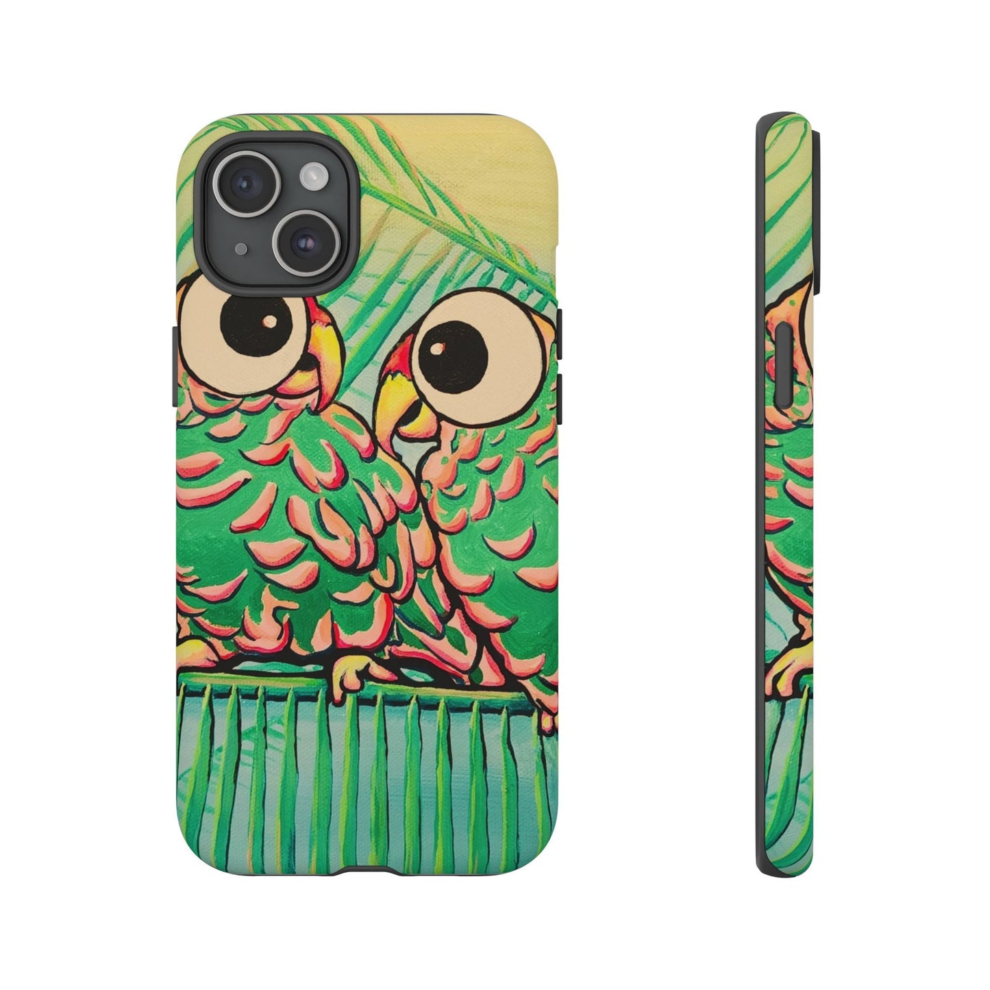 Chatty Cyclops Parrots Tough Phone Case