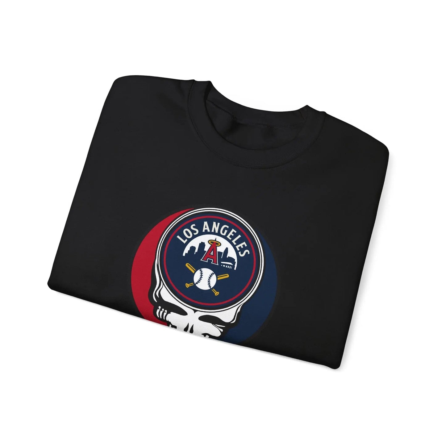 Los Angeles Angels Original Stealie Grateful Dead Crewneck Grateful Dead Sweatshirt