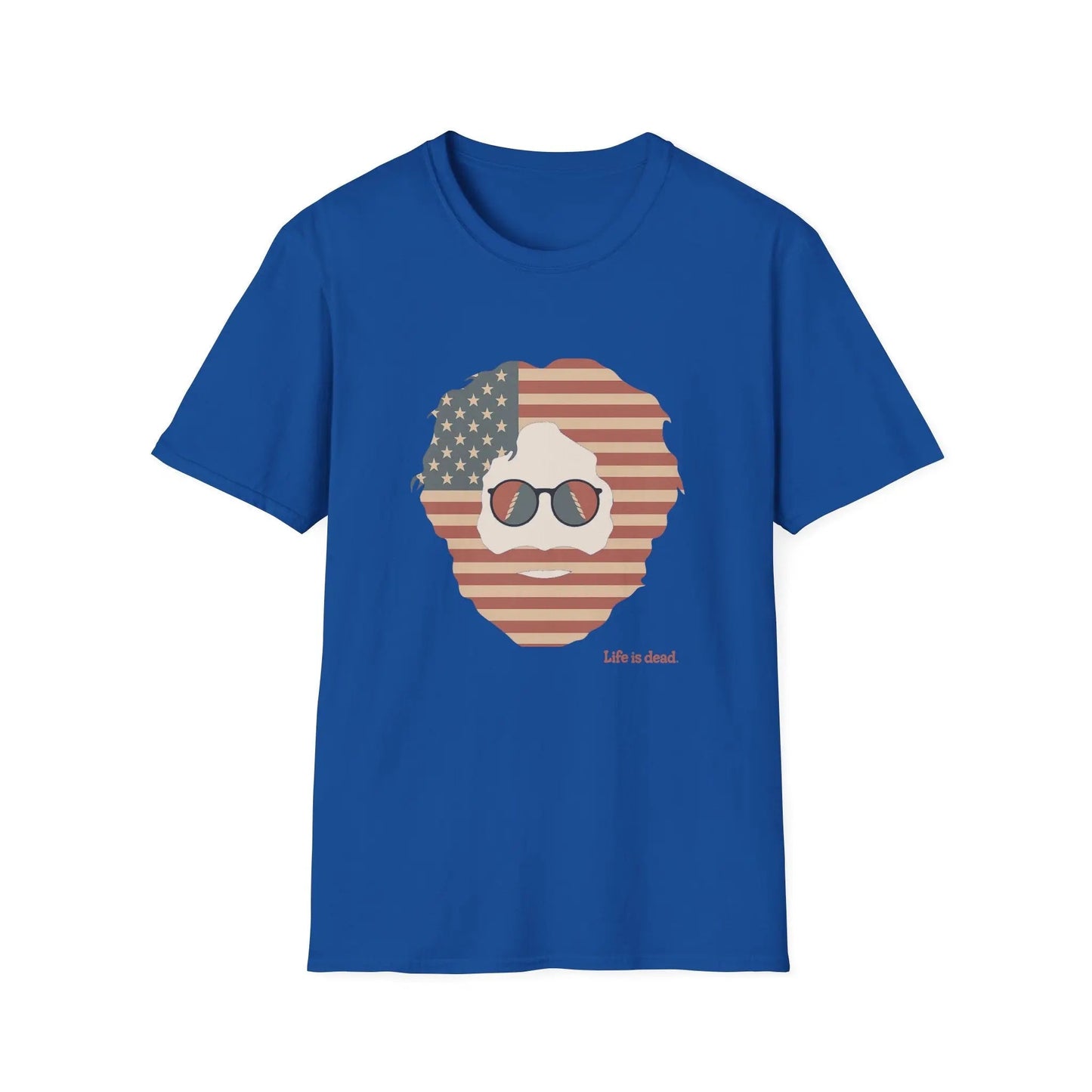Stars & Stripes Jerry Life is dead.® Grateful Dead T-Shirt