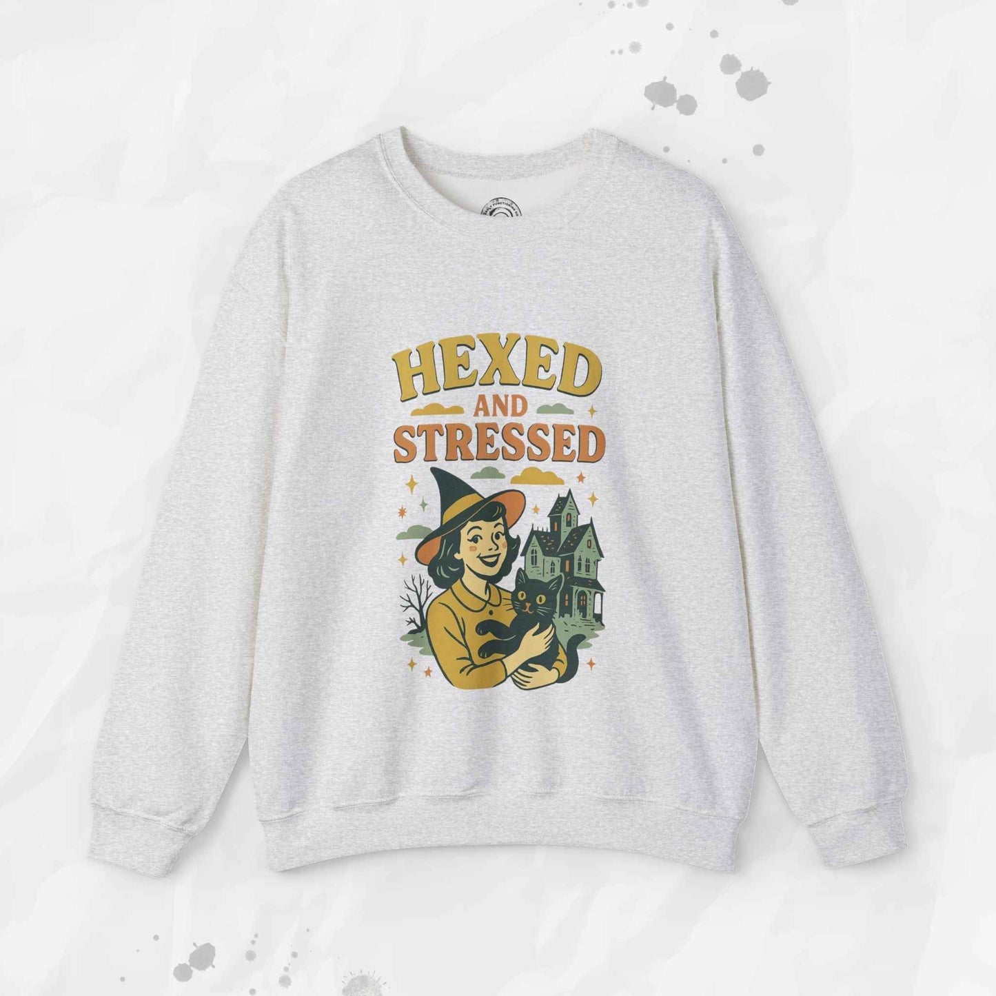 Hexed and Stressed – Crewneck Sweatshirt