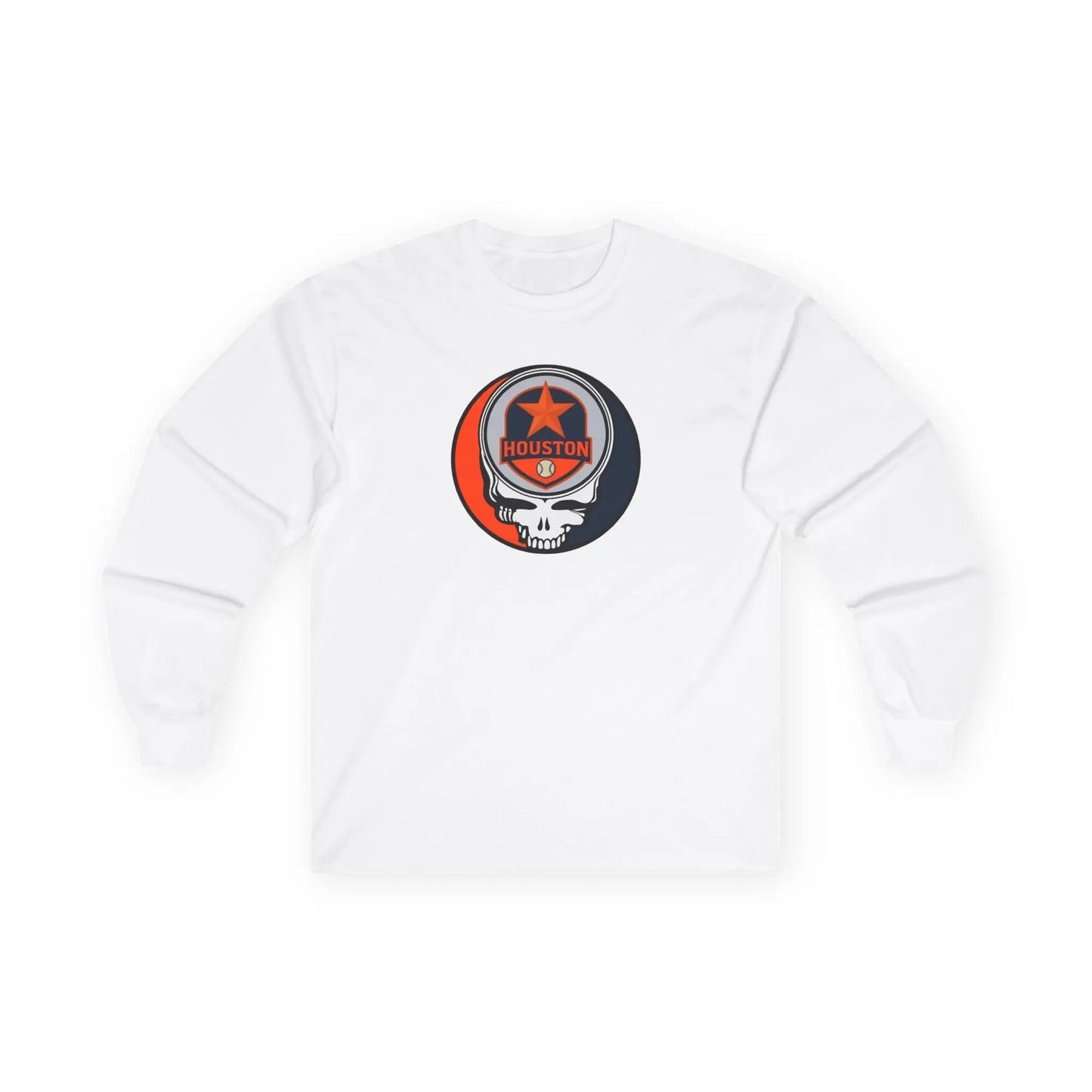 Houston Astros Original Stealie Long Sleeve T-Shirt