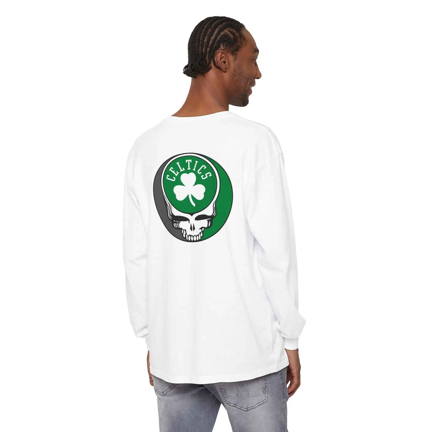 Boston Celtics Two-Sided Vineyard Collection Garment-dyed Long Sleeve