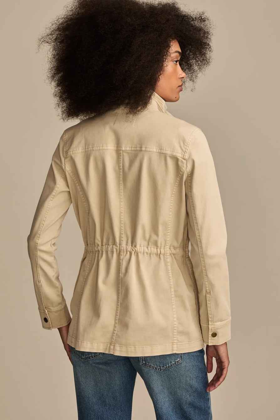 [126737-290] WOMENS LUCKY BRAND UTILITY JACKET - WOOD ASH