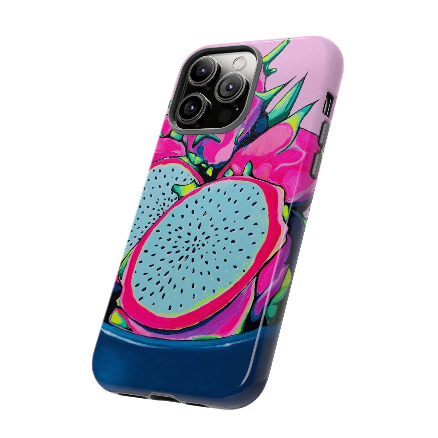 Neon Pink Dragon Fruit Tough Phone Case