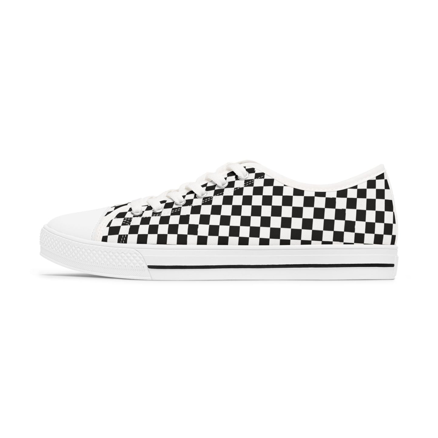 Retro Checkered Low Top Sneakers