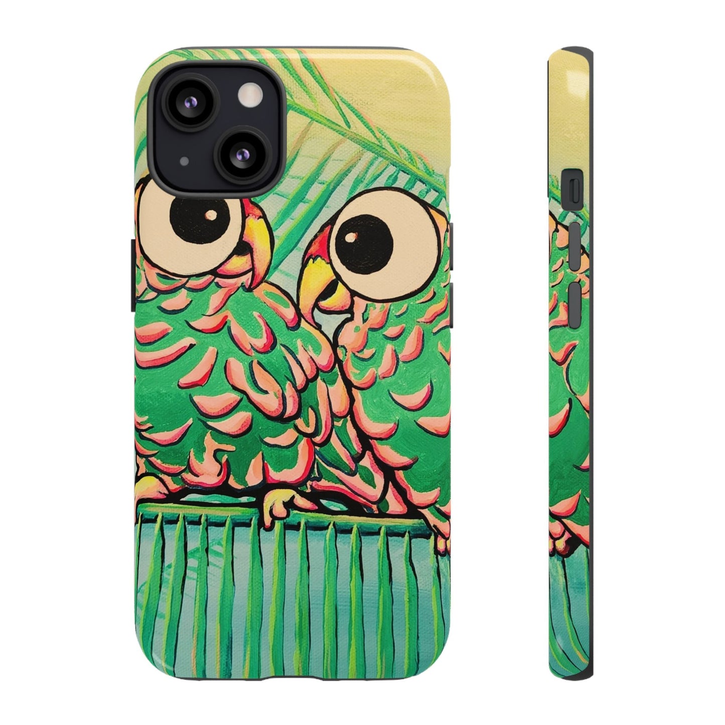 Chatty Cyclops Parrots Tough Phone Case