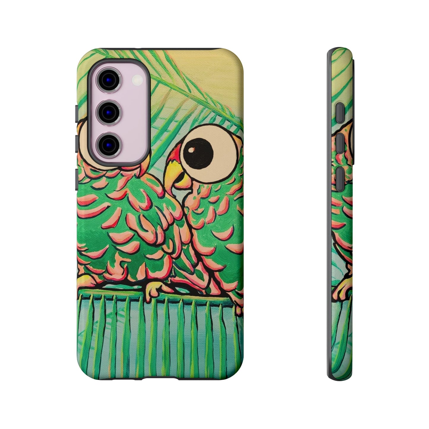 Chatty Cyclops Parrots Tough Phone Case