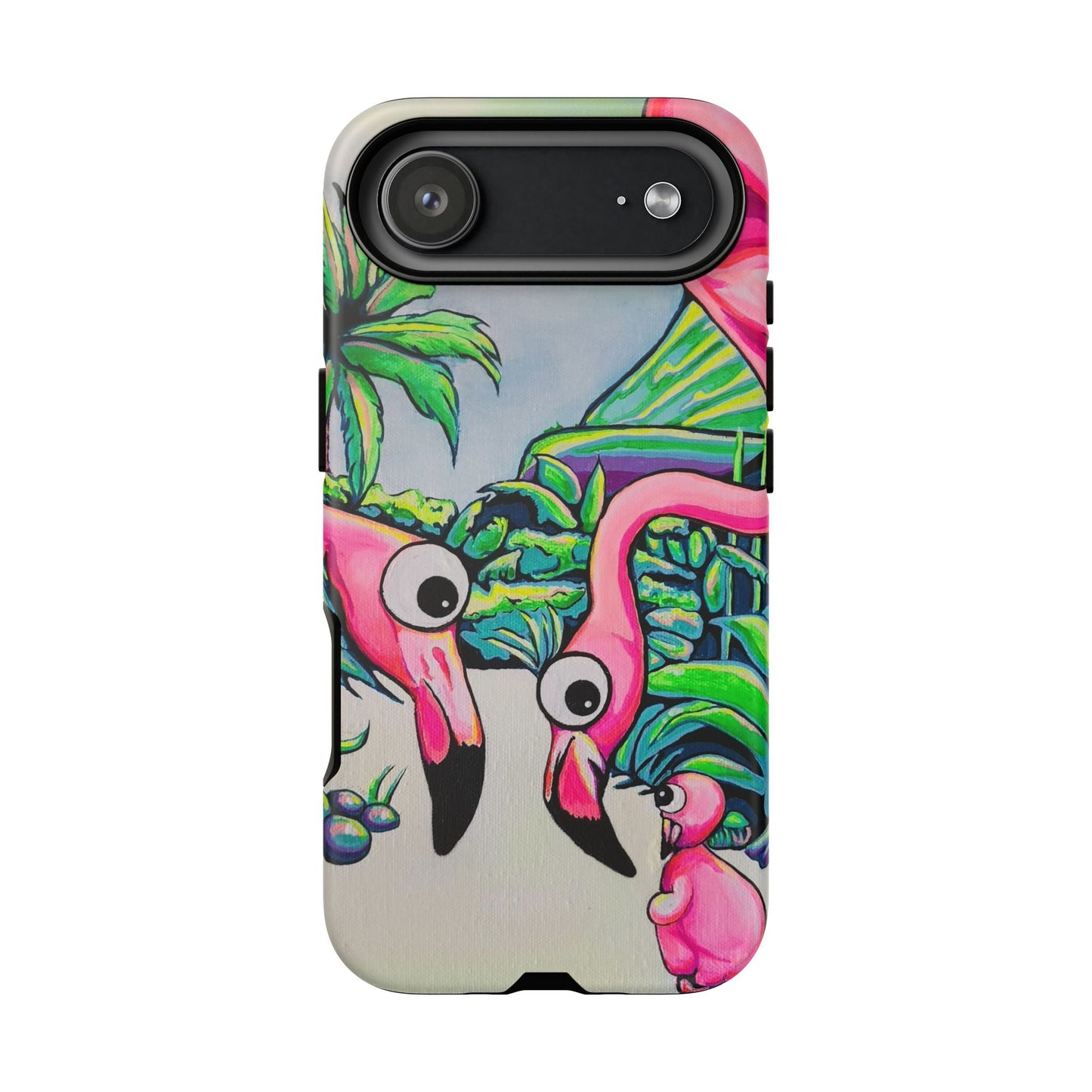 Cyclops Flamingo Family Tough Phone Case