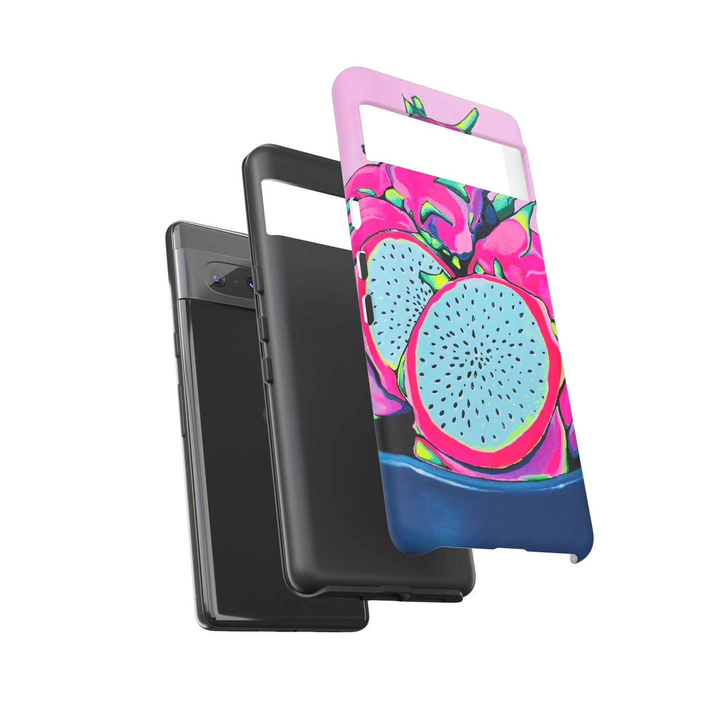 Neon Pink Dragon Fruit Tough Phone Case