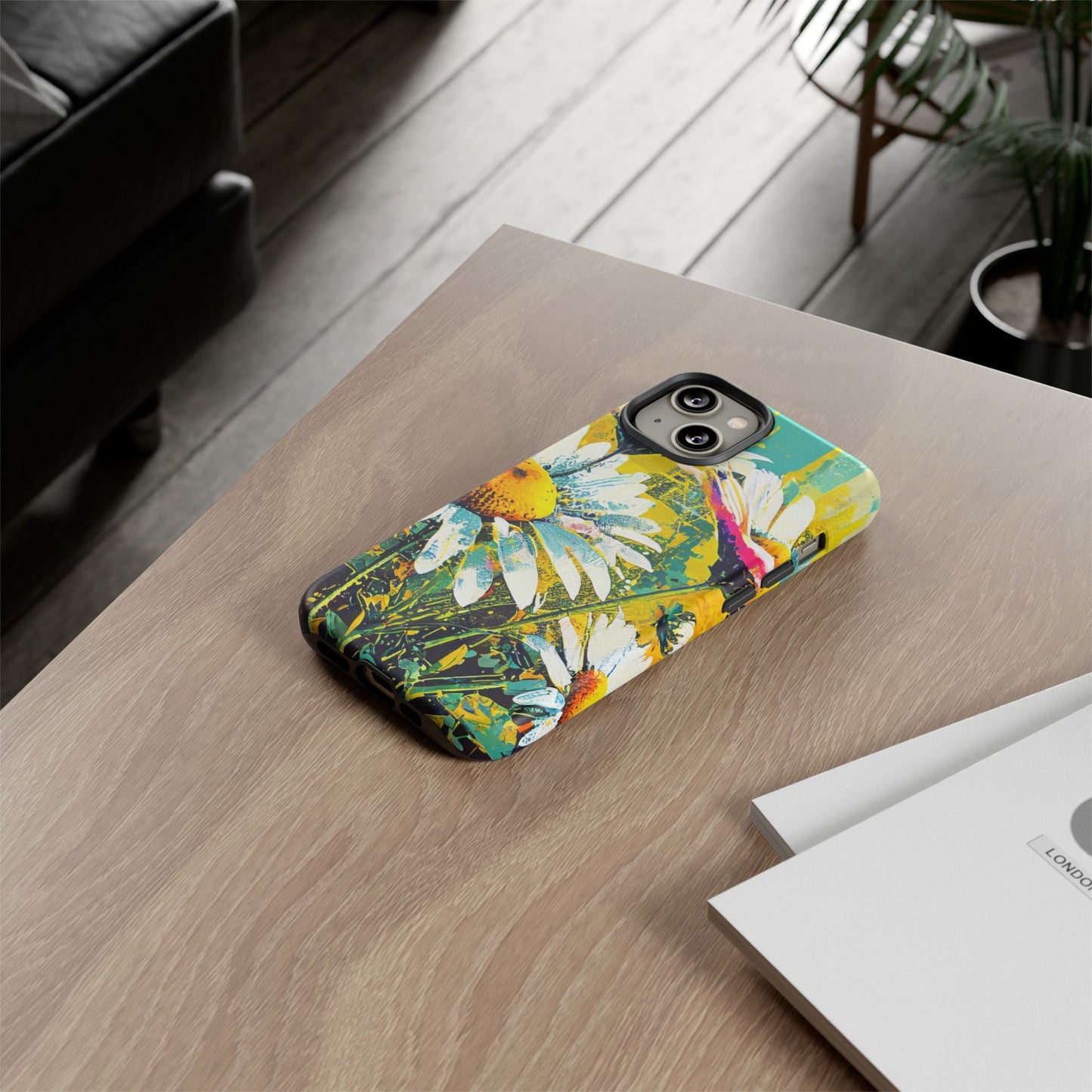 Colorful Daisy Floral Tough Phone Case