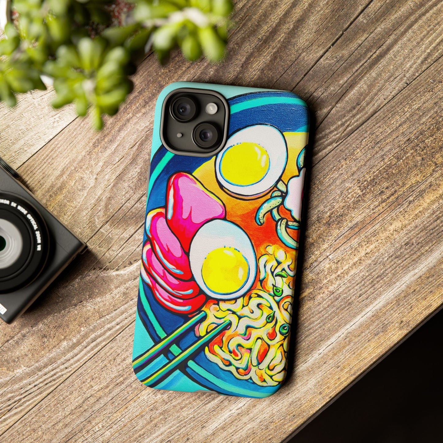 Neon Ramen Tough Phone Case