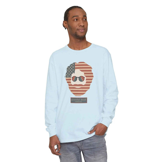 Stars & Stripes Jerry Vineyard Collection Garment-Dyed Long Sleeve T-Shirt