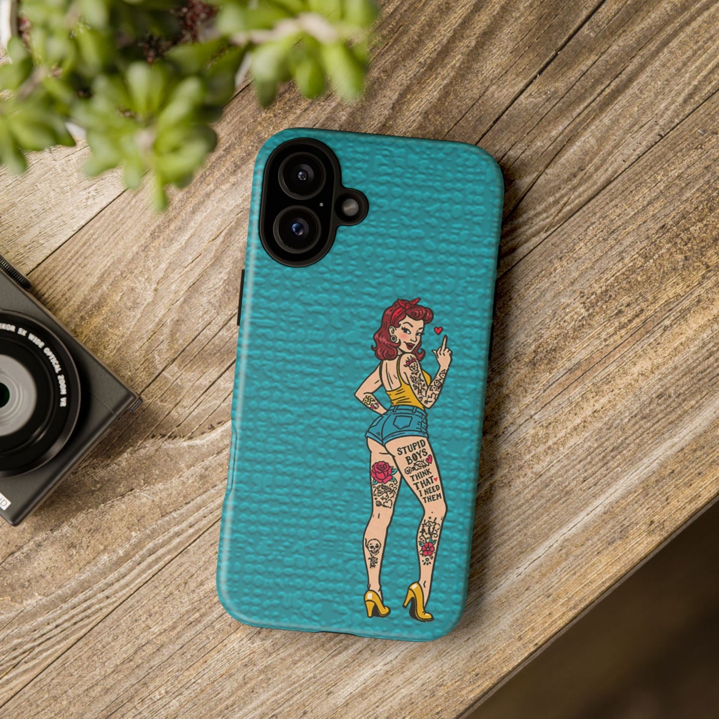 Stupid Boys Tough Phone Case