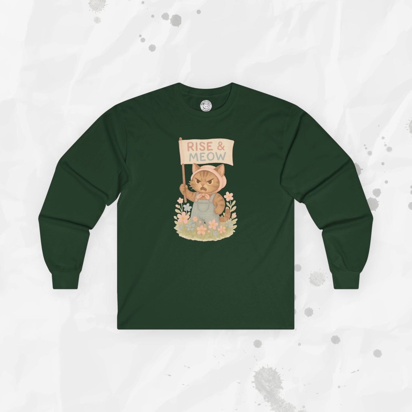 Rise & Meow - Long Sleeve T-Shirt
