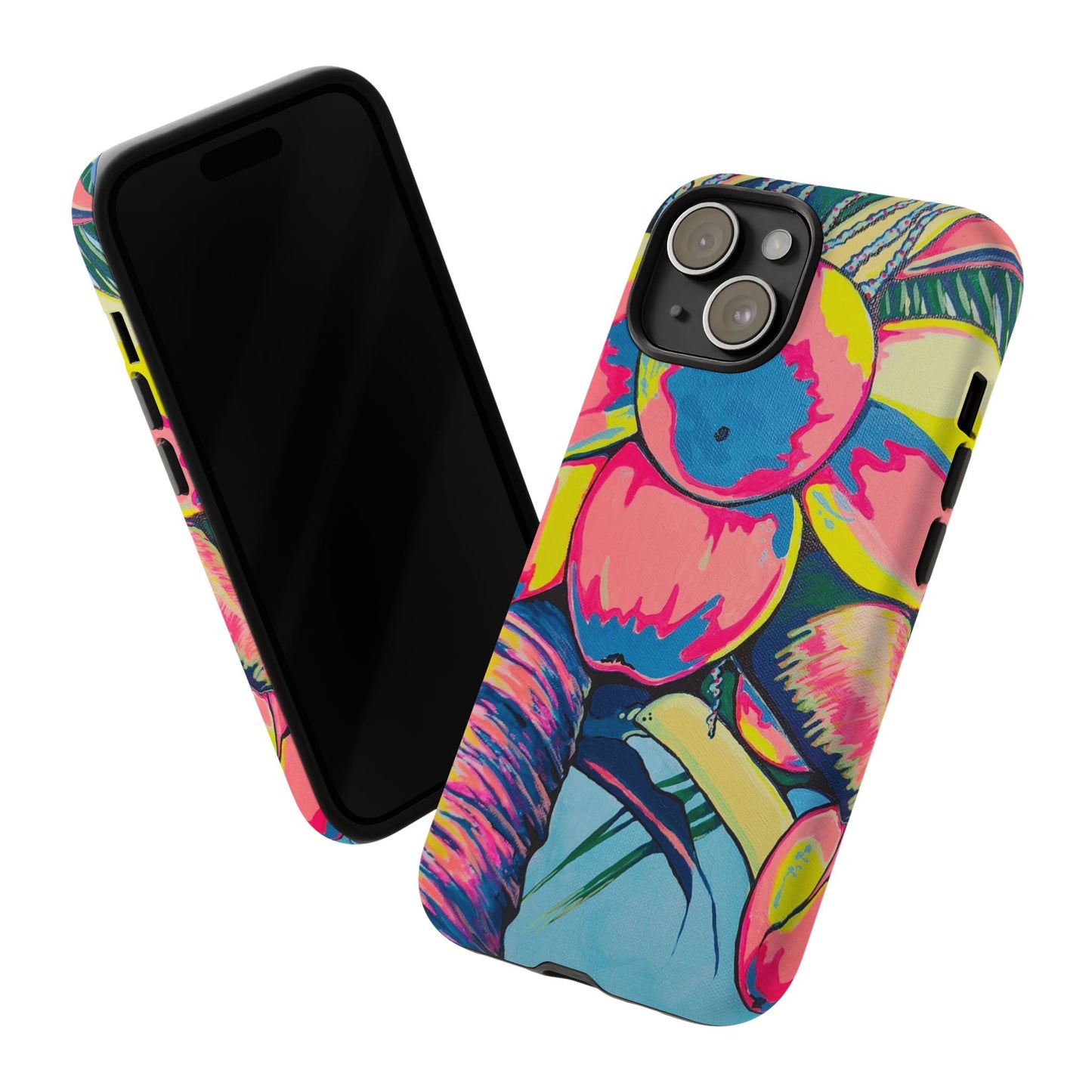 Neon Coconuts Tough Phone Case