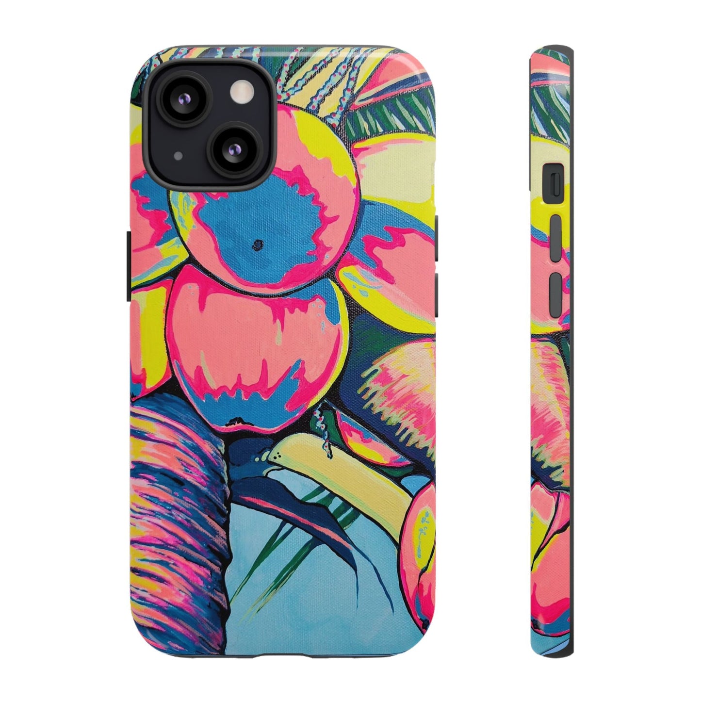 Neon Coconuts Tough Phone Case