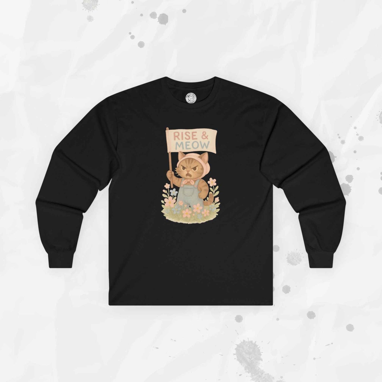 Rise & Meow - Long Sleeve T-Shirt