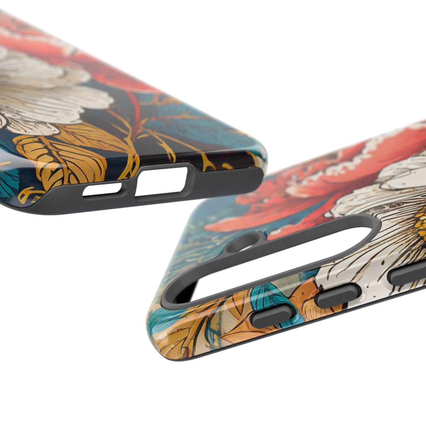 Artistic Floral Tough Phone Case