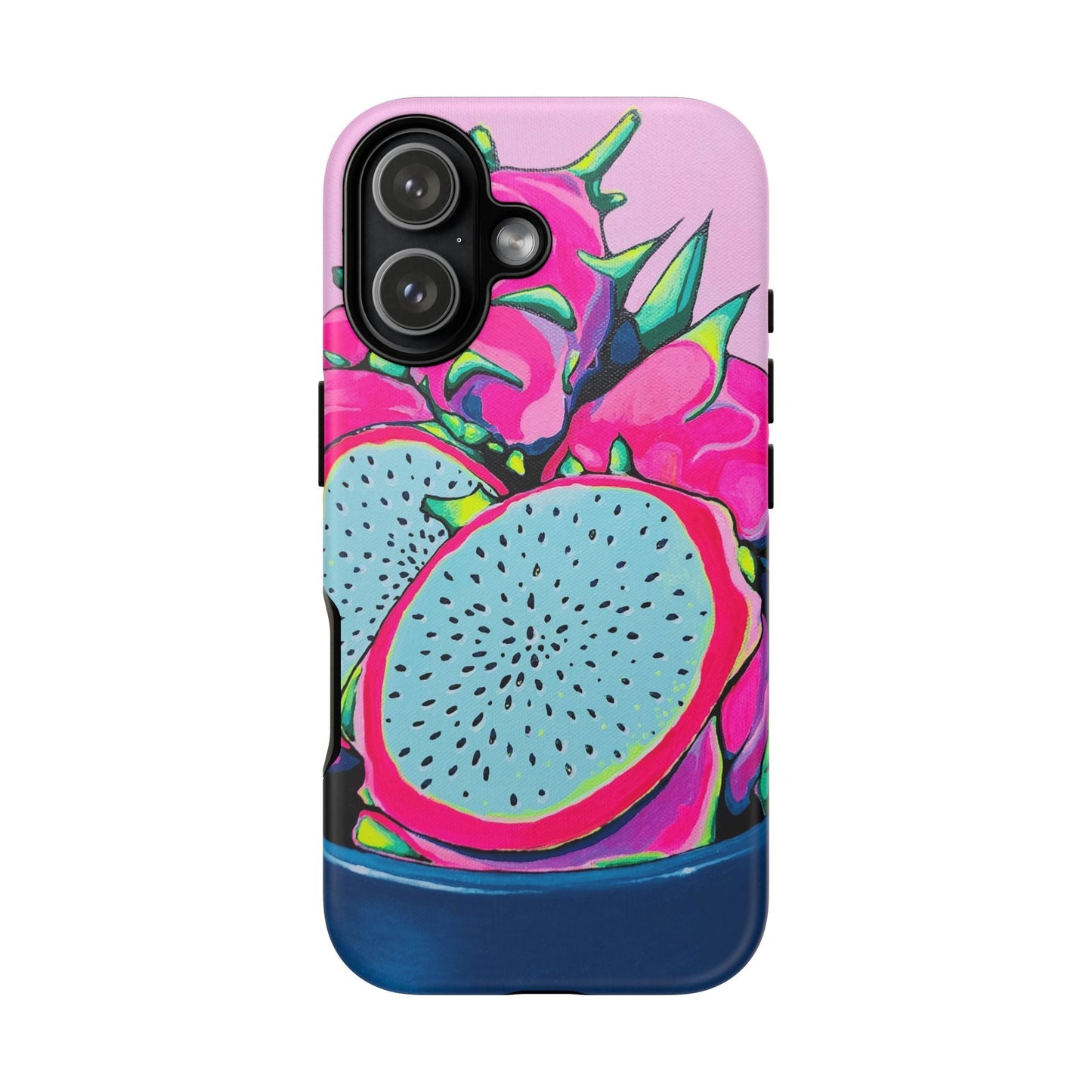 Neon Pink Dragon Fruit Tough Phone Case
