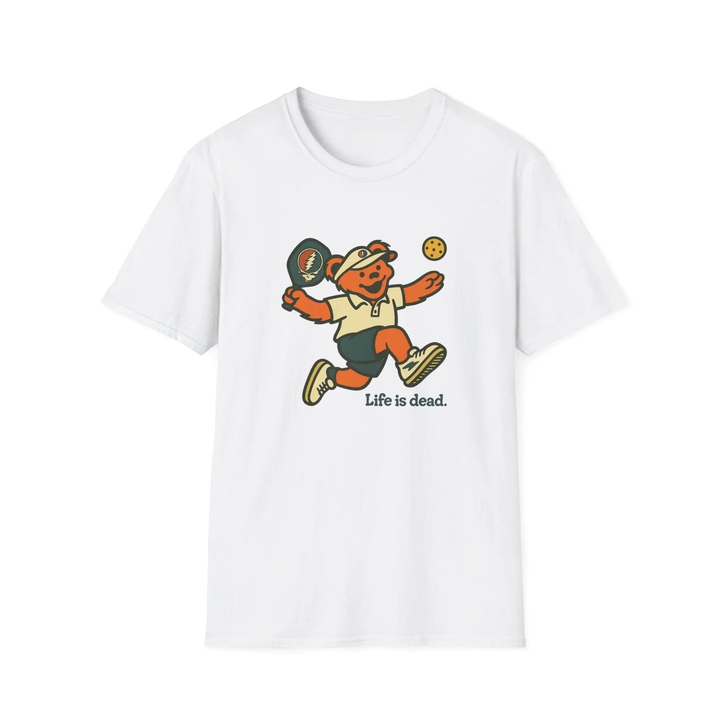 Pickleball Bear - Life is dead.® Grateful Dead T-Shirt
